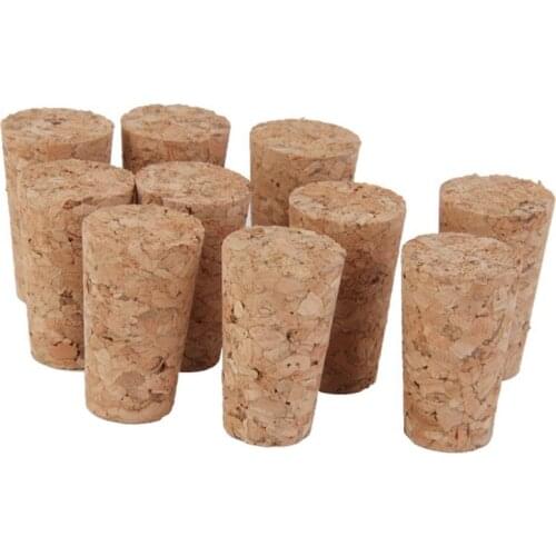 10pcs Tapered Corks Stoppers DIY Craft Art Model Building 22*17*35mm