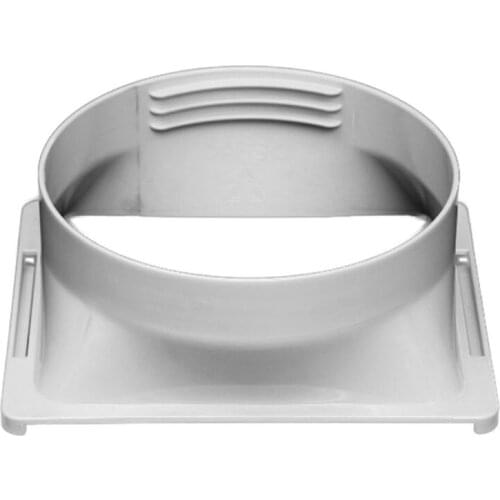 15cm Square Portable Air Conditioning Body Exhaust Duct Interface Pipe Connector E7CD