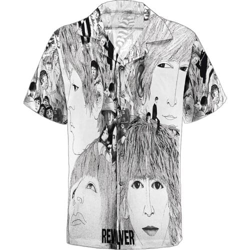 2021 Summer Short Sleeve 3D Print Custom Design Man Casual Vintage Shirt