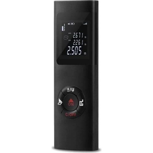 40M High-Accuracy Range Finder Ultra-Mini USB Charging Pocket Range Finder Distance Measure Distance Meter Test Tool