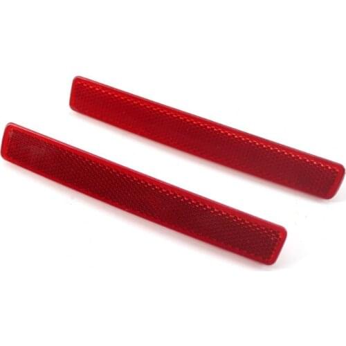 ABS left/right rear bumper red fake light reflector for Volkswagen T5 2004-2011 Reflective Strips hyundai tucson