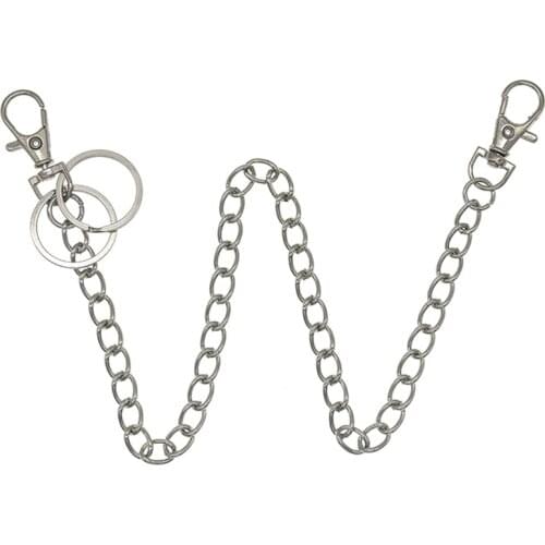 Street Big Ring Pendant Key Chain Rock Punk Trousers Hipster Key Chains Pant Jean Keychain HipHop Portachiavi Kpop Accessories