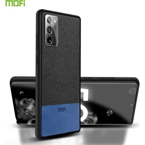 For Samsung Note10+ Case Fabric Shockproof Soft Silicone Back Cover For Galaxy Note 20 Ultra Luxury Note 10 Plus Slim Shell