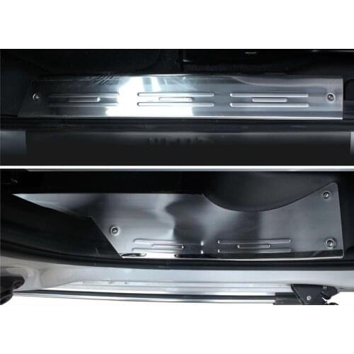 Citroen Berlingo 2 For 2008-2018 Model 4 Door 4 Piece Inside Door Sill Stainless Steel