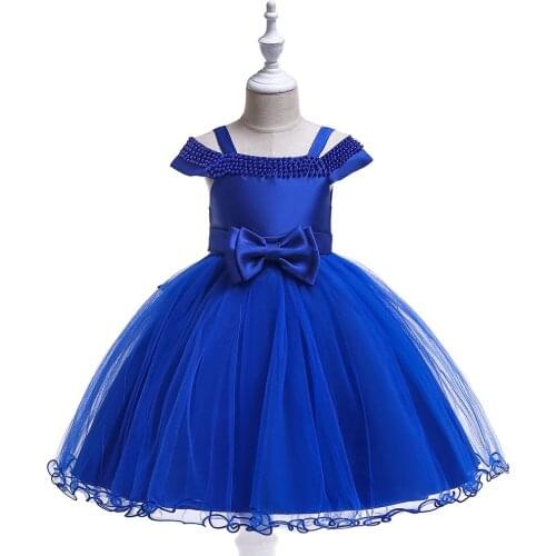 Floral Dress for Girls 3-8 Years 2019 Summer Princess Embroidery Ball Gown Children Girls Princess Infant Kids Dresses for Girls