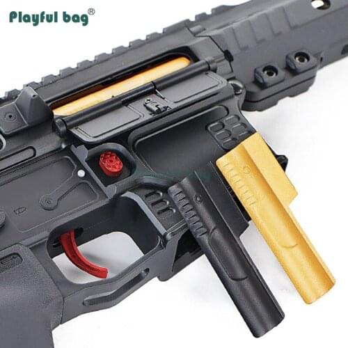 Playful bag CS Receiver Ejection Port Piece Metal Cover Piece CS Decorative Accessory DIY Toys Equipment LA10