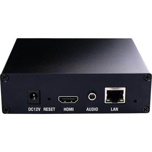 H.264 MPEG4 HDMI-Compatible To IP Live Streaming Video Facebook RTMP SRT Encoder IPTV OBS Vmix