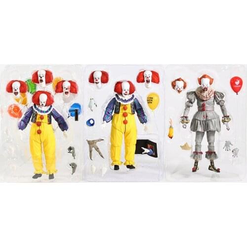 NECA Stephen Kings Pennywise The Movie 1990 7" Action Figure Collectible Model Toy