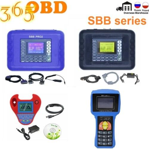 New SBB V48.99 V48.88 V46.02 V33.02 Key Programmer+T-300 Auto Key Programmer +MINI Zed Bull + CK-100 Key Maker V99.99