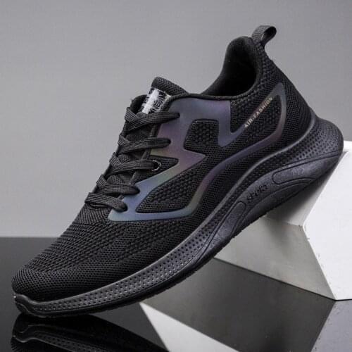 New spring Mesh Breathable Casual Mens Shoes Comfortable Light Trend Sports Shoes New Gym Training Shock Sneakers