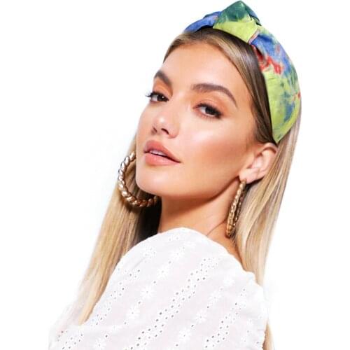 Oaoleer New Soft Knotted Headband Women Hairbands for Women Hair Accessories Korean Style Wide Hair Hoop Headdress