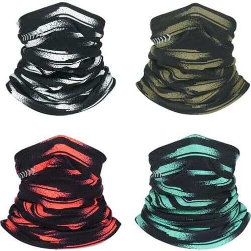 1Pc Winter Neck Warmer Bandana Tube Scarf Fleece Pipe Sports Thermal Skiing Gaiter Hiking Cycling Snowboard Scarf For Men Women