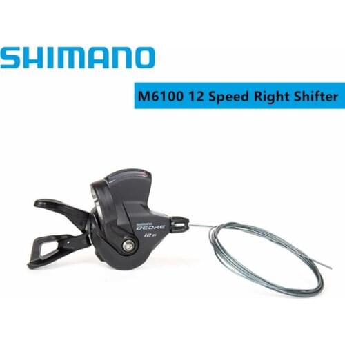 SHIMANO SLX M7100 2x12s DEORE M6100 XT M8100 Clamp Shifter Lever Original SHIMANO M7100 i-spec EV Lever Right 12 Speed