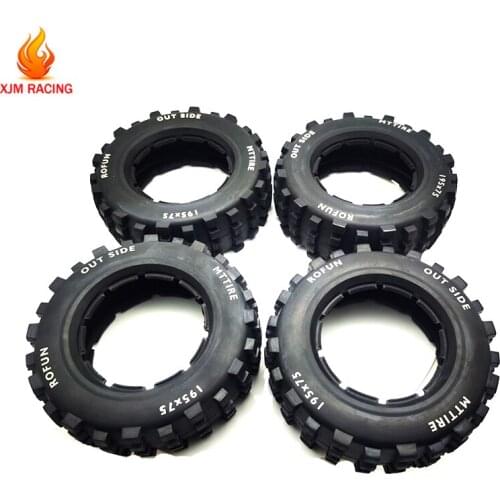 Giant Grip Tires Off-road Tires Big Tread Tire Skin Kit Fit for 1/5 Losi 5ive T Rovan LT Kingmotor X2 DDT FID RACING DBXL PARTS