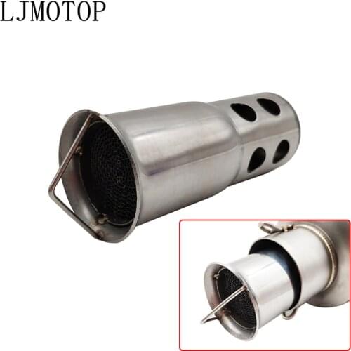 Motorcycle Can DB Killer Silencer Noise Sound Eliminator Exhaust Muffler For Aprilia RSV MILLE RSV4 TUONO Benelli tnt600 tnt300