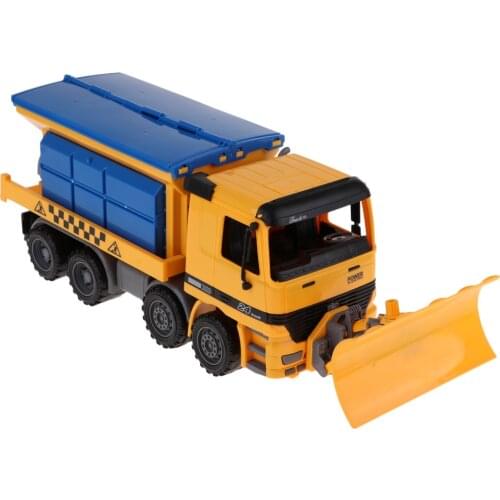Snow Sweeper City Construction Snowplow Diecast Snow Blower Car Kids Toy, Multi-function Self-motion Construction Car Toy
