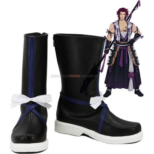 Tonbokiri Cosplay Shoes Touken Ranbu Online Game Tonbokiri Cosplay Boots Custom Made