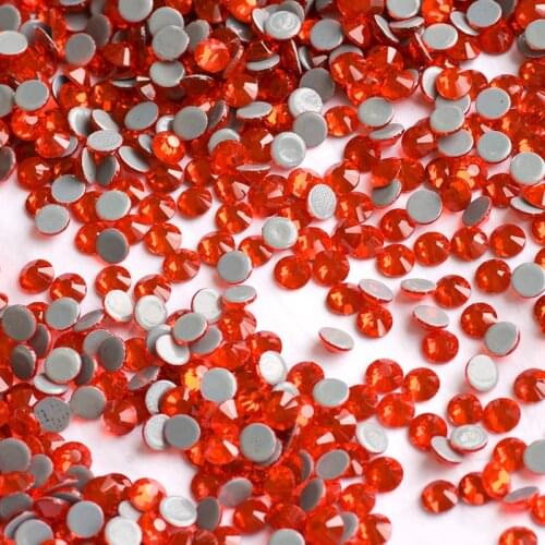 YANRUO 2058HF Hyacinth Crystal Hot Fix Rhinestones Flatback Strass Hot Fix Crystal Stones For Garment Clothes