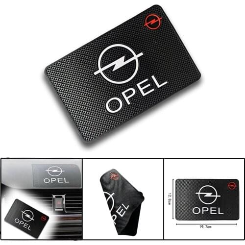 1pc Fashion Car Logo Anti Slip Mat Phone Holder Non-Slip Mat Pad for Opel Astra H G J Insignia Mokka Zafira Corsa Vectra C D