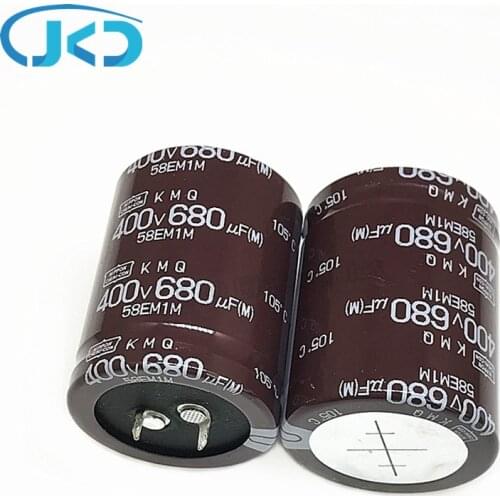 2pcs Original 680uF 400V NCC KMQ Series 35*45mm Long Life 400V680uF Aluminum Electrolytic capacitor NIPPON CHEMI-CON
