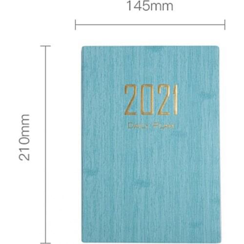 2021 Year A5 Agendas Journals Notebook Organizer Diary Schedule Planner Calendar High Quality Paper Material Durable practical