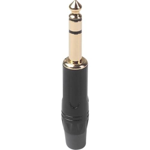 6.35mm Dual-Channel Plug Diy Stereo for Welding Various Sound Card Microphone Electric Guitar o Cable