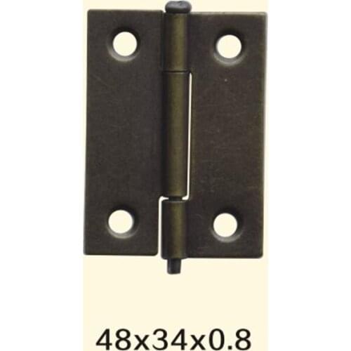 Freeshipping 48*34*0.8mm Iron Metal Hinge Sewing Machine Folding Table Furniture Flip Tray Hinges Big Door Hinges