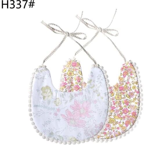 Explosion trade cotton and cotton two-layer saliva towel bib bib