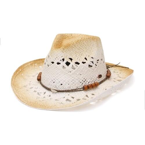 GEMVIE 2021 Hot Sale Summer Hats For Men Women Paper Straw Sun Hat Classical Unisex Cowboy Hat Breathable Stylish Summer Hats