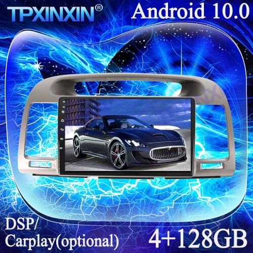 For Toyota Camry 2002-2006 Android 10.0 IPS Carplay PX6 DSP 4G+128G MultimediaTape Recorder GPS Navi Stereo Auto Radio Head Unit