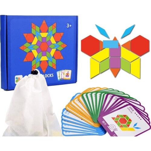 Montessori Geometric Shape 3D Puzzle Jigsaw Childrens Wooden Smart Board Baby Education Children Learning Puzzle Toy