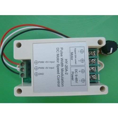 HY-20A-2 PWM DC motor9V-48V Inverter input control 0 V-5 V