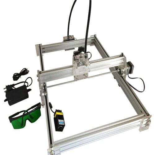 DIY mini CNC35*50cm laser engraving machine marking plotter laser power 1600mw