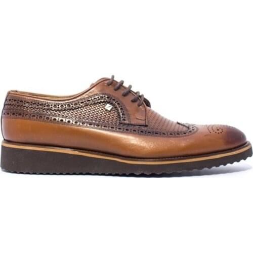 Male Tan Genuine Leather EVA Bottom Classic Shoes FSC7061TABA