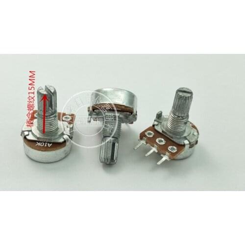 Original New 100% X400 bass adjustment import membrane 16 Type single potentiometer A10K handle length 15MM (SWITCH)