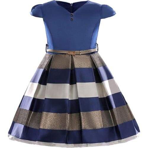 Girl Dress 2020 Summer Girl Princess Dresses Roupa Menina Flower Printed Kids Dress For Girlskinderkleding Meisjes