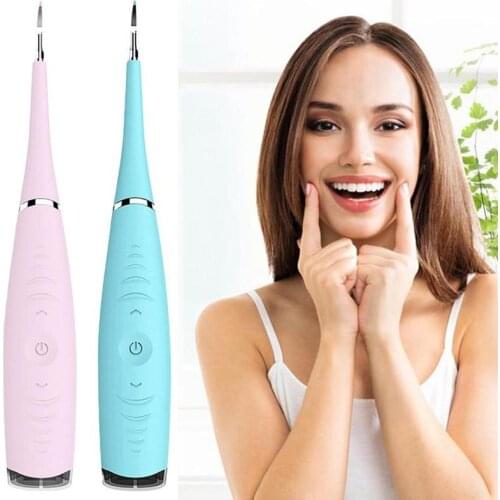 Portable Sonic Dental Tooth Calculus Remover USB Charge Electric Dentist Whiten Teeth Stains Tartar Oral Care Tool