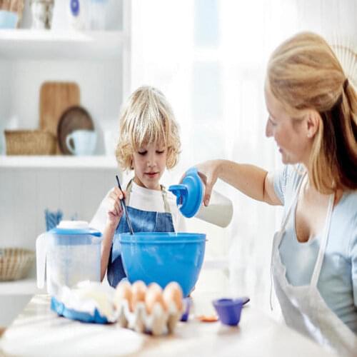 Shaker Tupperware mixer 600ml big shaker blue Shaker kitchen helper gym smoothie milkshake bar tonıc mixer