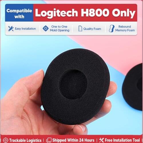 Foam Replacement Ear Pads Headphone Accessories Earphone for Logitech H800 Headphones Earpads Headset Ear Cushion Repair Parts