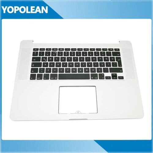 Brand New For MacBook Pro Retina 15.4" A1398 TR Turkish Turkey Top Case Topcase keyboard Palmrest MC975 MC976 2012 Year