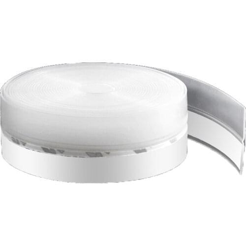 For Bathroom Kitchen Door Bottoom Seal Shower Sink Bath Sealing Strip Tape Caulk Strips Self Adhesive Draught Sealing Strip
