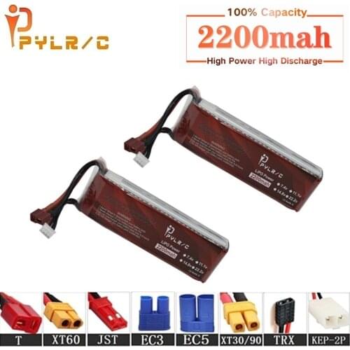 High Rate 14.8v 2200mAh Lipo Battery For RC Helicopter Parts 4s Lithium battery 14.8v 50C RC Cars Airplanes Drone Battery T/XT60