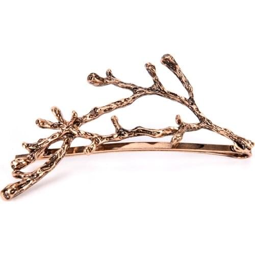 2PC Vintage Tree Hair Clips Girls Branch Hairpins Fashion Hairgrips Lady Elegance Metal Women Hair Accessories