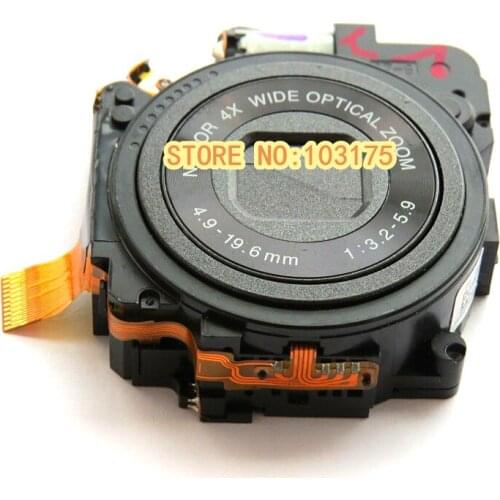 Black Lens Zoom Unit Aseembly Repair Part For Nikon Coolpix S2500 S3000 S4000 Camera