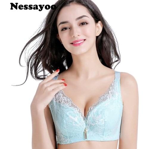 Women Underwear Wholesale Sexy Lace Adjustable Push Up Bra 90D For Women Sexy Push Up Womens Bra Adjustable Strap Underwire Bra