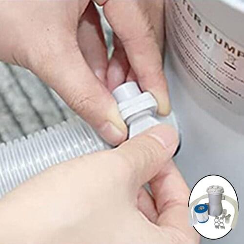 1pc 30W Swimming Pool Electric Filter Pump For Above Ground Pools Flow Rate 530 Gallons Paddling Pool Water Pump with Accessory