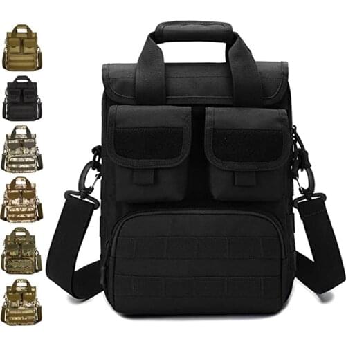 1000D Tactical Crossbody Bag Military Laptop Messenger Bag Shoulder Bag Outdoor Briefcase Handbag EDC Pouch Daypack for Hunting