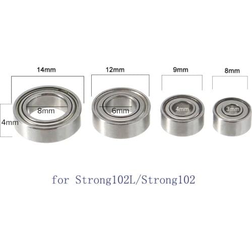 20pcs Dental Laboratory Bearing Micromotor Handpiece Brush Spare Parts Ball Bearing for handpiece 102L /Strong102