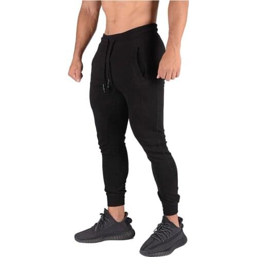 2021 Casual Pants Men Joggers Sweatpants Solid Color Trousers Fitness Sportswear Jogger Track Pant Plus Size M-3XL Summer Spring