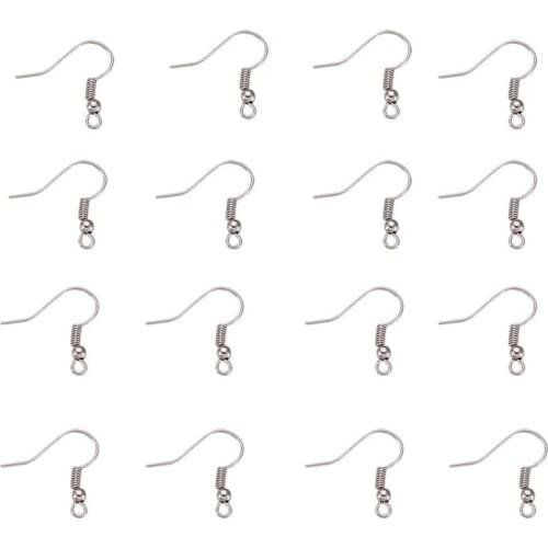 Pandahall 50pcs~100pcs/lot Antique Bronze Iron Earring Hooks for DIY Earrings Components Clasps Hooks Making Accessories F80